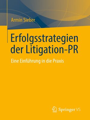 cover image of Erfolgsstrategien der Litigation-PR